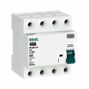 УЗО 4P 40A/30mA/AC 4 мод УЗО03 NEW