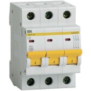 Авт. выкл. ВА47-29 3Р 2А 4,5кА х-ка С ИЭК, арт. MVA20-3-002-C