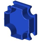 Wallbox Заглушка профиля торцевая синяя