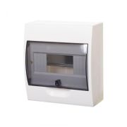 Щит пластм. навесной 8 мод прозр. пластм. дверь 1 ряд IP40 Easy9 Box