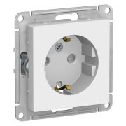 ATLASDESIGN РОЗЕТКА с заземлением со шторками, 16А, механизм, БЕЛЫЙ, арт. ATN000145