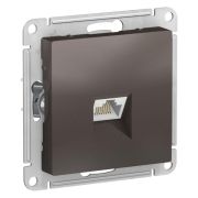 ATLASDESIGN РОЗЕТКА компьютерная RJ45, кат. 5Е, механизм, МОККО, арт. ATN000683