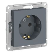 ATLASDESIGN РОЗЕТКА с заземлением, 16А, механизм, ГРИФЕЛЬ, арт. ATN000743