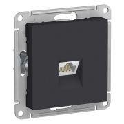 ATN001083 Розетка ATLASDESIGN компьютерная RJ45 механизм карбон (ATN001083)